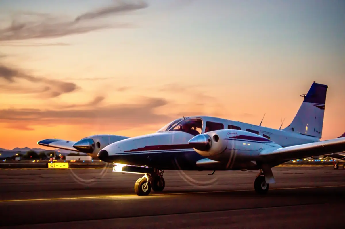 Desert Wings Seneca II twin-engine aircraft